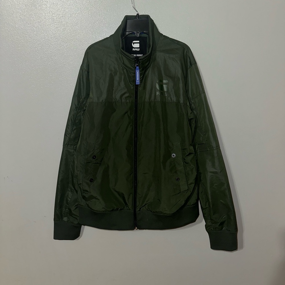 G-Star Men's Dark Green Windbreaker